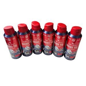 X6 Old Spice NFL CeeDee TD Aluminum Free Body Spray 5.1oz Can Teak & Toe Taps